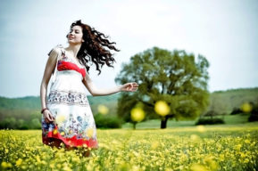 Los estampados de flores para el frío del invierno