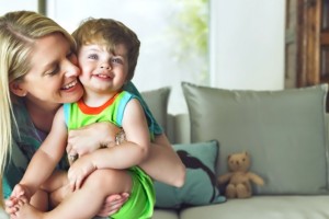 madre con niño