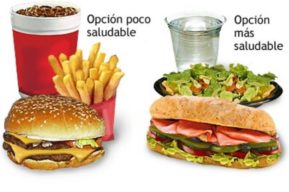 Comida rápida y saludable