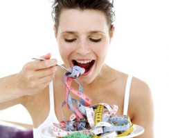 Mujer haciendo dieta