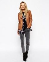 chaquetas cuero mujer