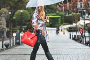 Un estilo exclusivo para llevar los días de lluvia
