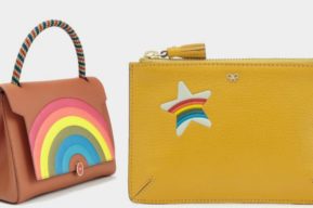 Colección de bolsos y accesorios arco-iris de Anya Hindmarch