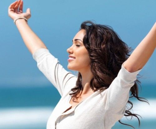 Mujer feliz