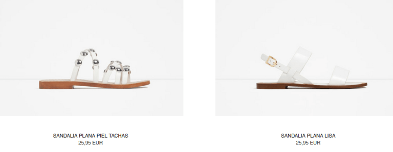 Zara, sandalias planas para esta temporada