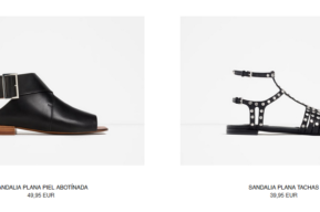 Zara, sandalias planas para esta temporada