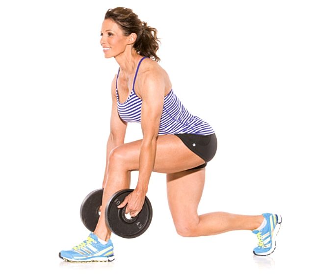 Mujer haciendo squat