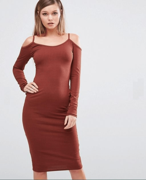 vestido-marron-chocolate-asos