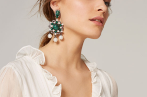 Pendientes Uterqüe para lucir con cabello recogido