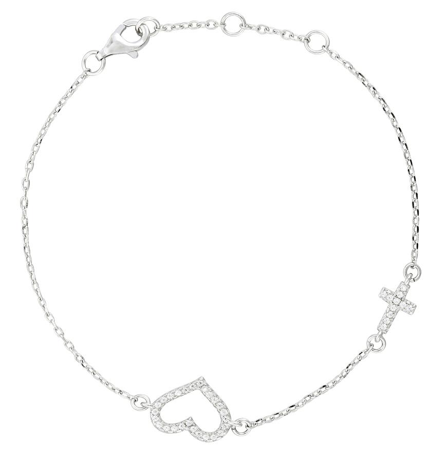 Pulsera - Hearty Cross Pulsera - Hearty Cross