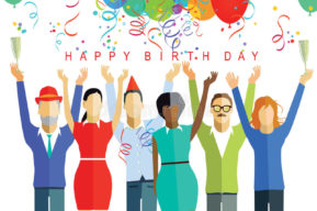Festejar el cumpleaños en la oficina