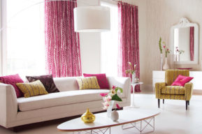 Primavera, decoración en tonos de rosa
