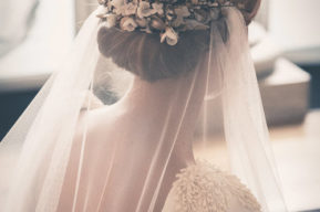 Tocados de novia: Velo, flores o ambos?